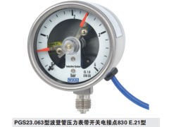 Wika電接點波登管壓力表